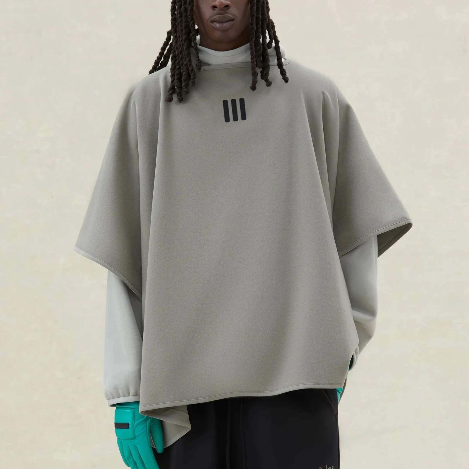 Fear Of God Athletics Women's Suede Fleece Poncho Clay
