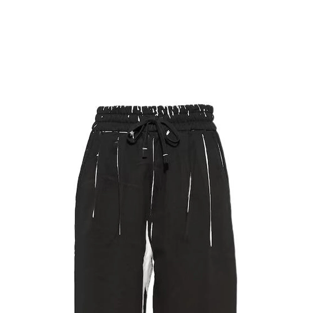 MIU MIU Knitted Sweatpants Women's Black
