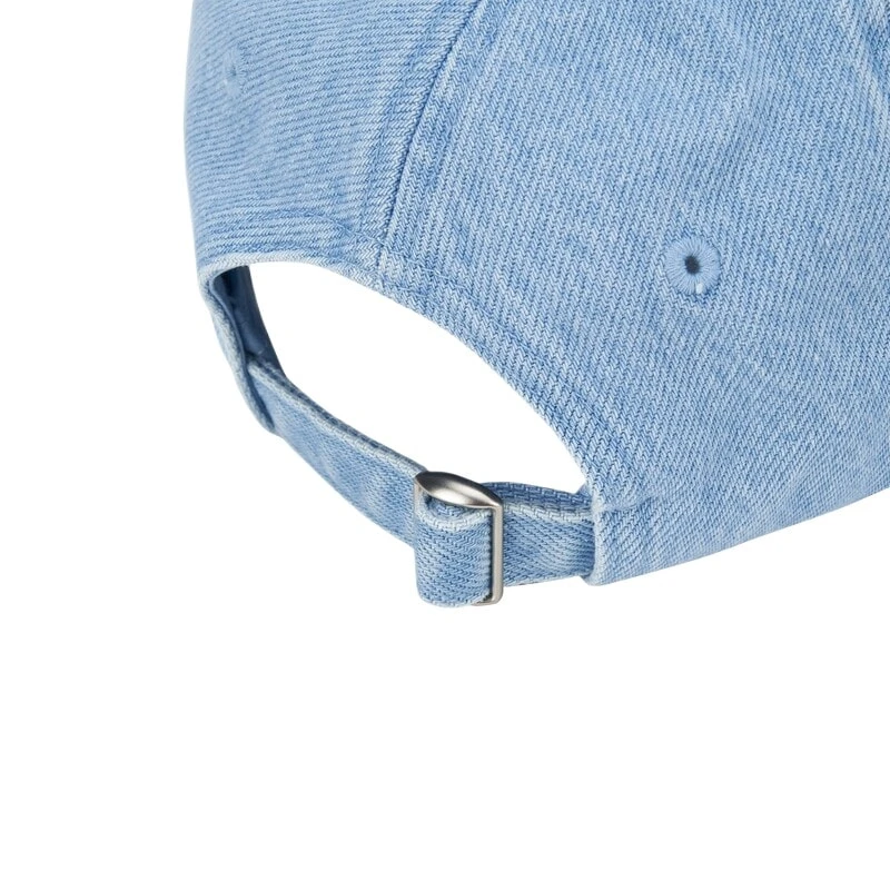 CALVIN KLEIN Cotton Baseball Caps Unisex Vintage Blue