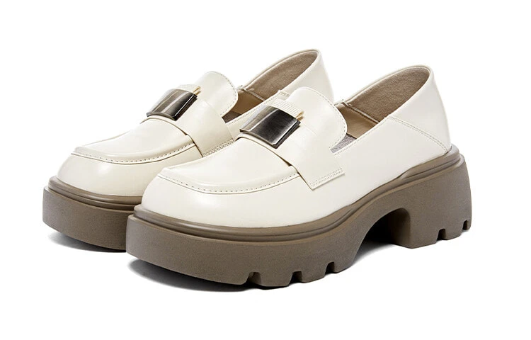 ZGR Loafers Women's Beige Black