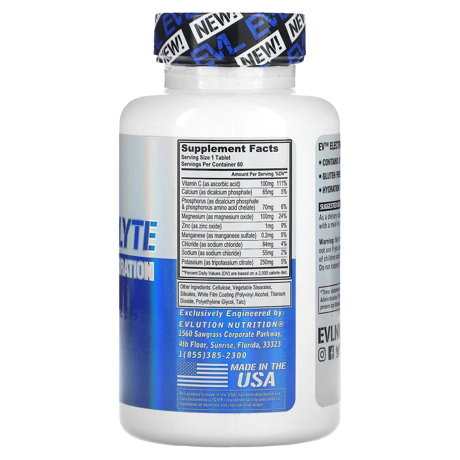 Electrolyte Volumizing Hydration, 60 Tablets