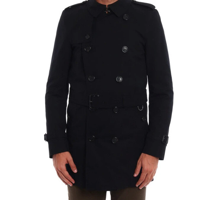Burberry Trench Coat Men's Black