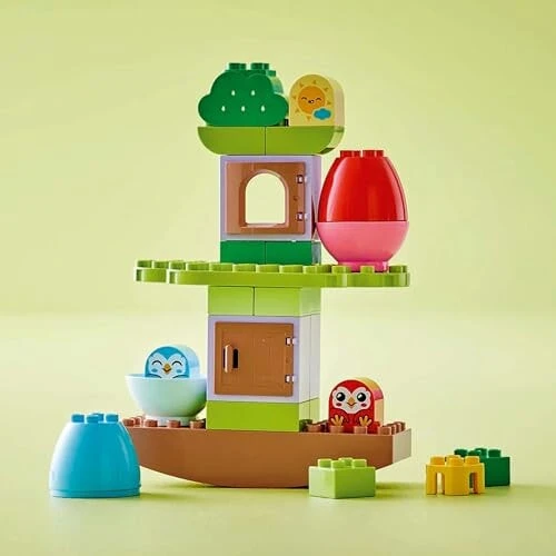 LEGO Konstruktionsspiel mit Bäumen zum Ausbalancieren und Stapeln