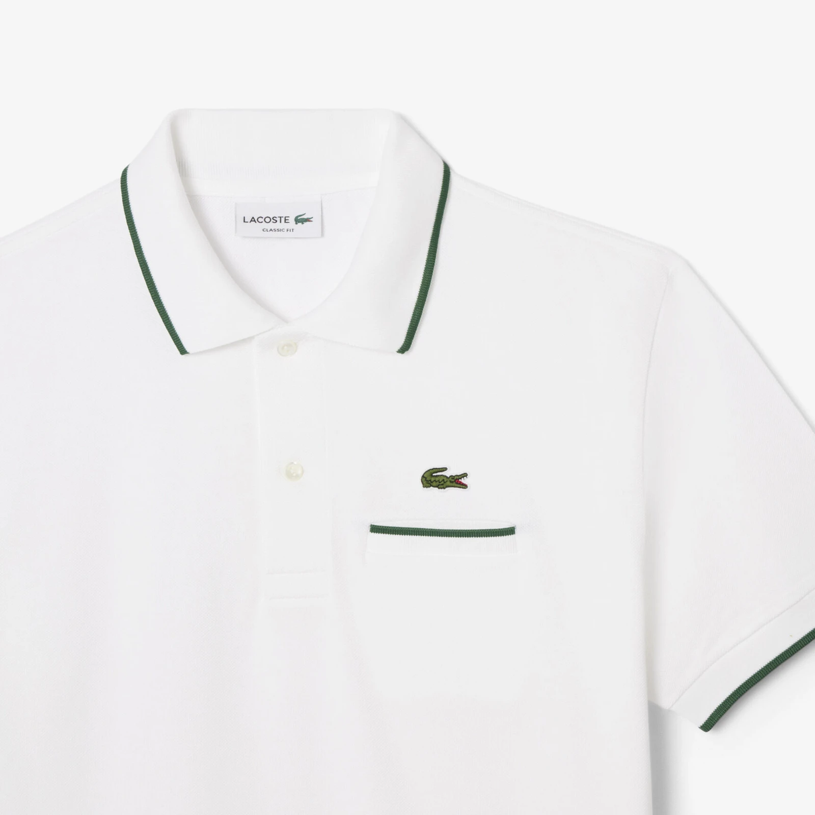 LACOSTE Pocket Accent Polo Shirt