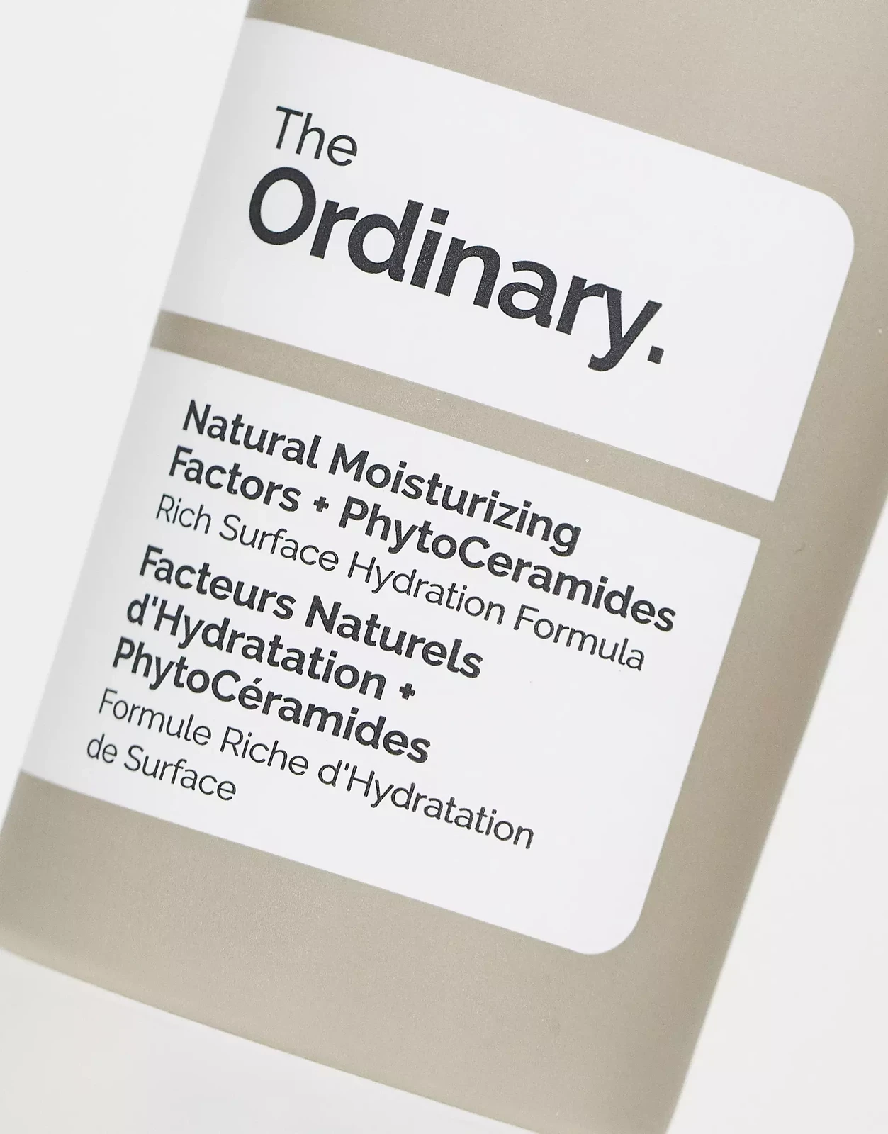 Nährende und feuchtigkeitsspendende Gesichtscreme - The Ordinary Natural Moisturizing Factors + PhytoCeramides