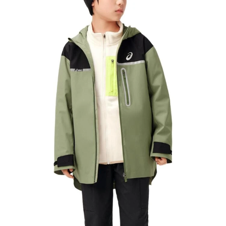 Asics Jackets Coats Green Teenagers