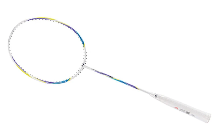 LiNing WS74 Series Full Carbon Badminton Rackets Advanced Level 675mm Single Racket Dazzling White
