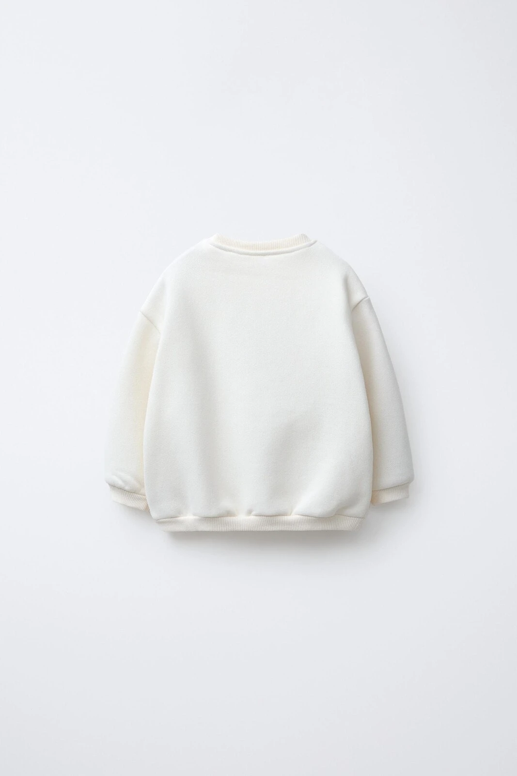 Terry bear patch sweatshirt