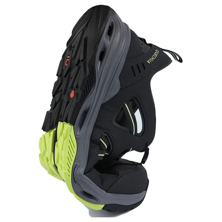 DECATHLON ODS Slip Resistant River Trekking Shoes Men's Black Gray