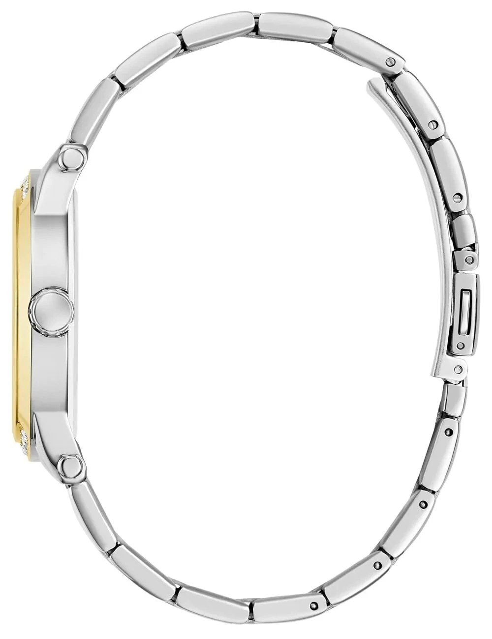 Guess Ladies 2-Tone Analog Watch Armbanduhr grün ANNETTE GW0861L4