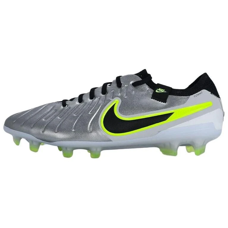 Nike Tiempo Legend 10 Elite Fg Metallic Silver Volt Black