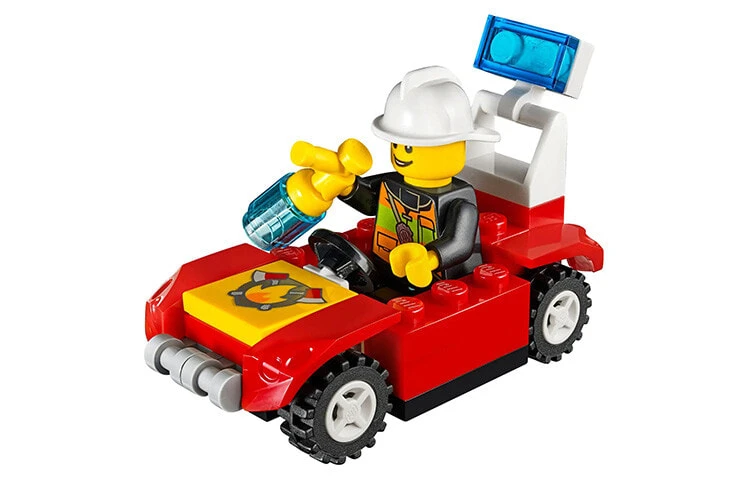 LEGO Little Builder Series Firefighter, Construction Kit Building Blocks 28pcs 30338