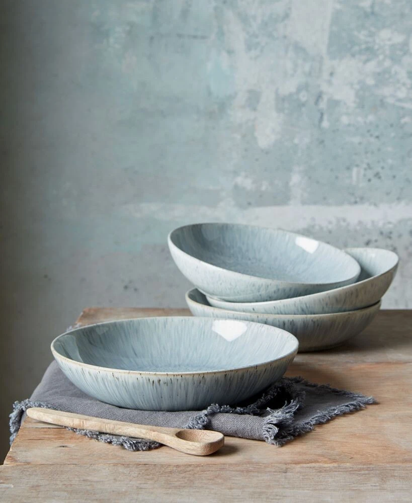 Denby halo Speckle Pasta Bowls, Set of 4