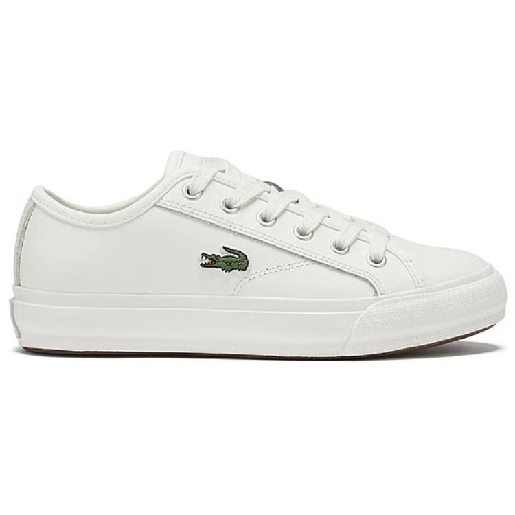 LACOSTE Low-Top Canvas Shoes Women's White