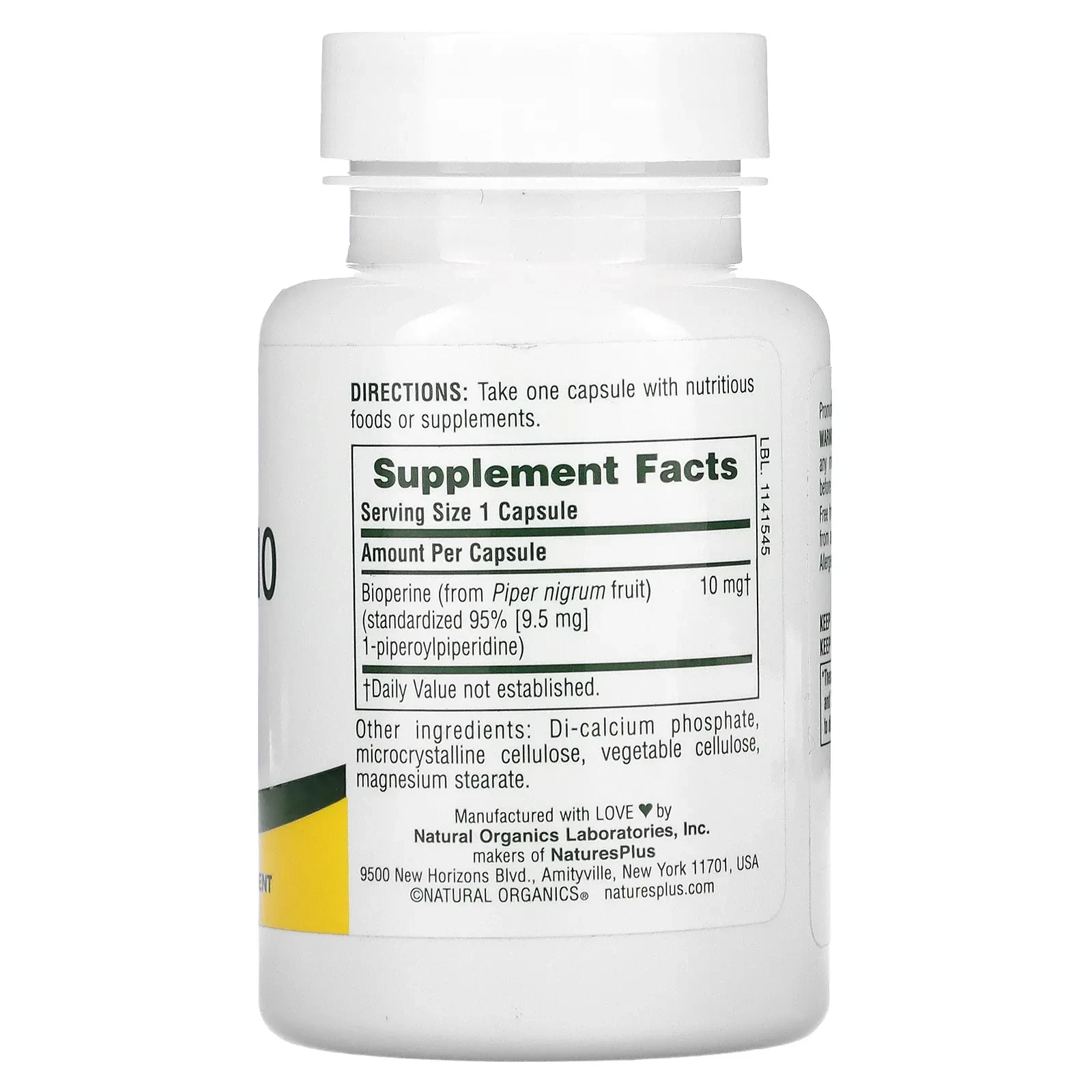 Bioperine 10, 90 Capsules