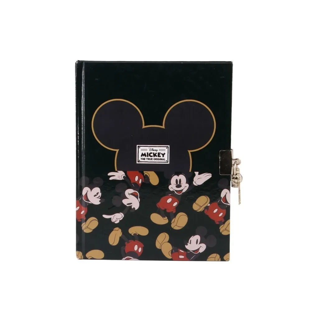 KARACTERMANIA Disney Mickey Echtes Tagebuch Mit Schlüssel
