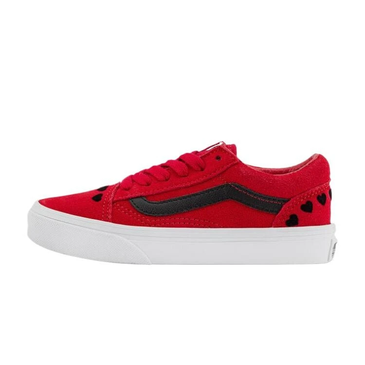 Vans Old Skool Collection Low Top Kids' Skateboarding Shoes Red Kids'