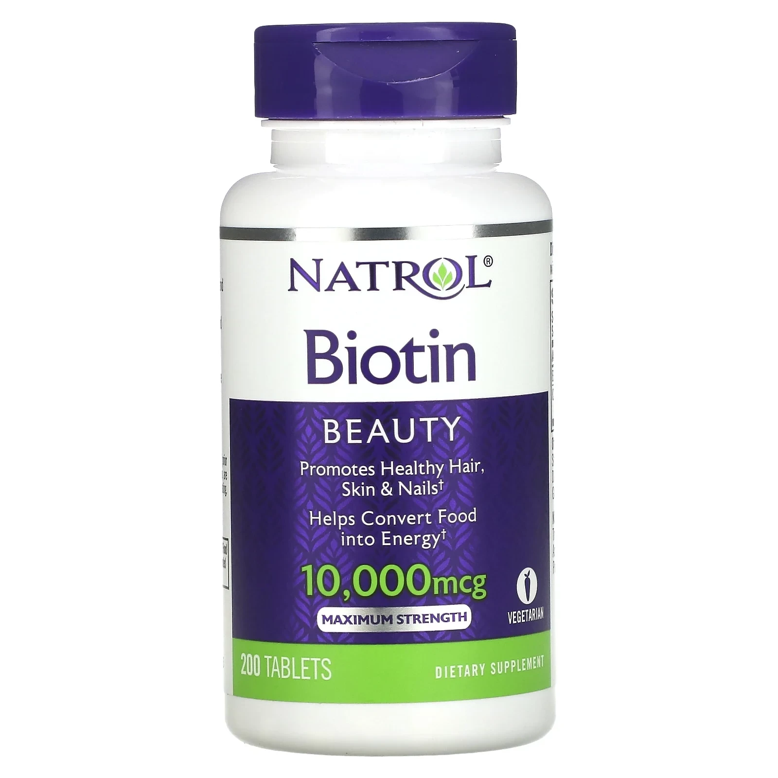 Beauty, Biotin, 10,000 mcg, 100 Tablets