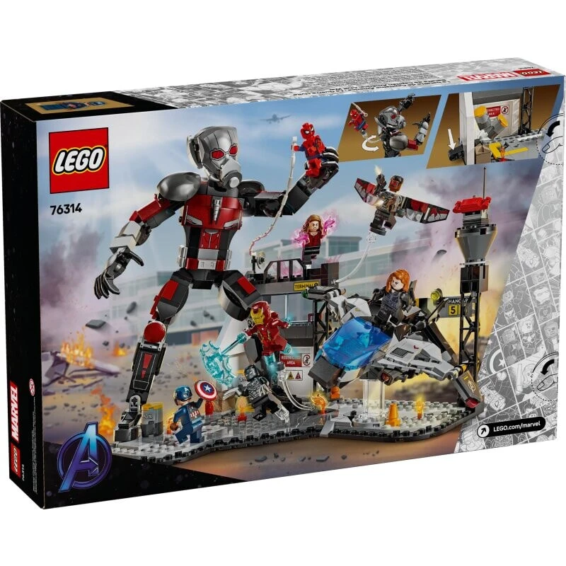 LEGO Captain America Große Schlacht von : Bürgerkriegs-Aufbauspiel