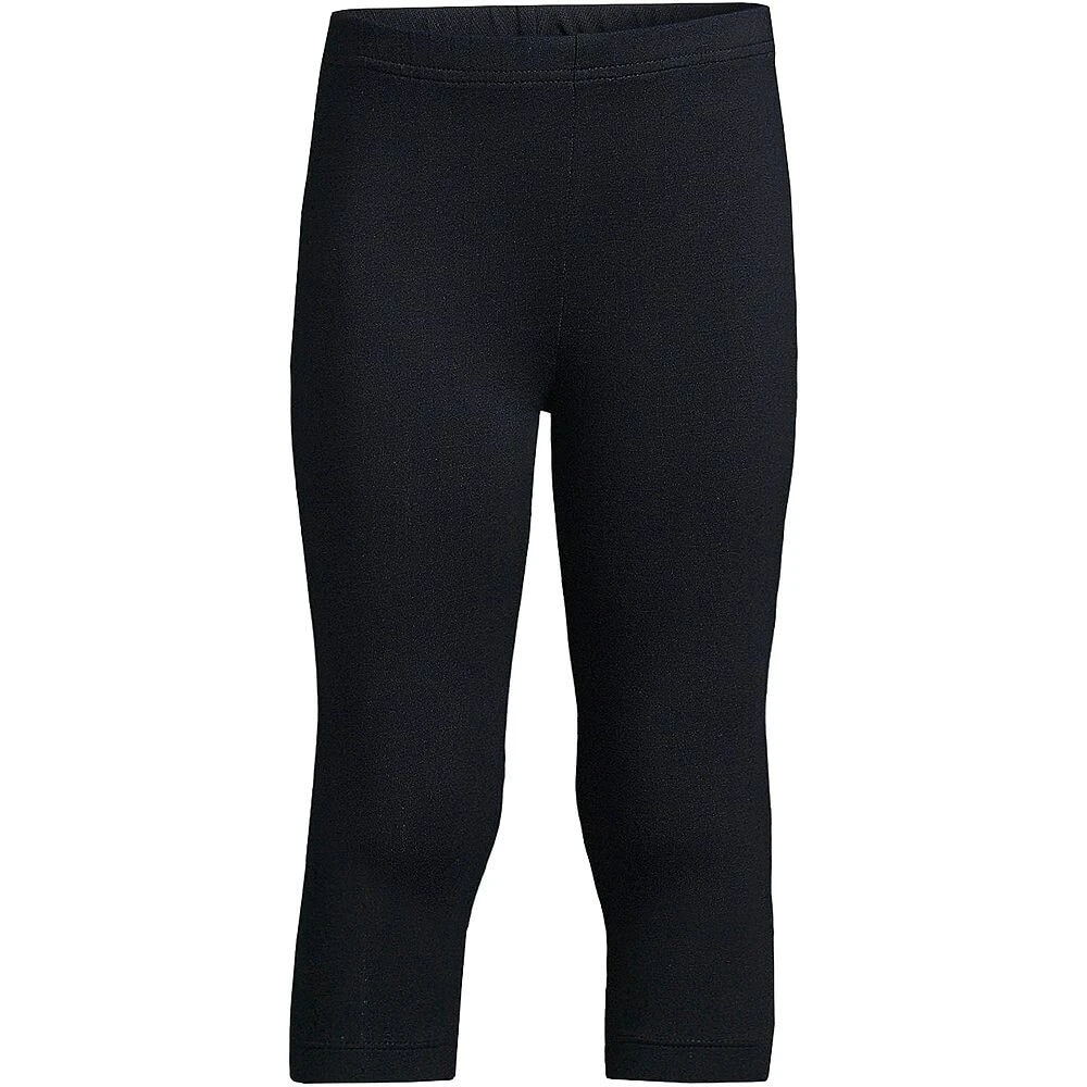 Lands' End big Girls Plus School Uniform Tough Cotton Capri Leggings