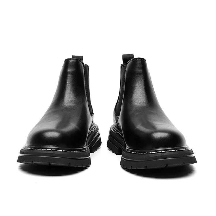 GZZ Short Chelsea Boots Men's Black