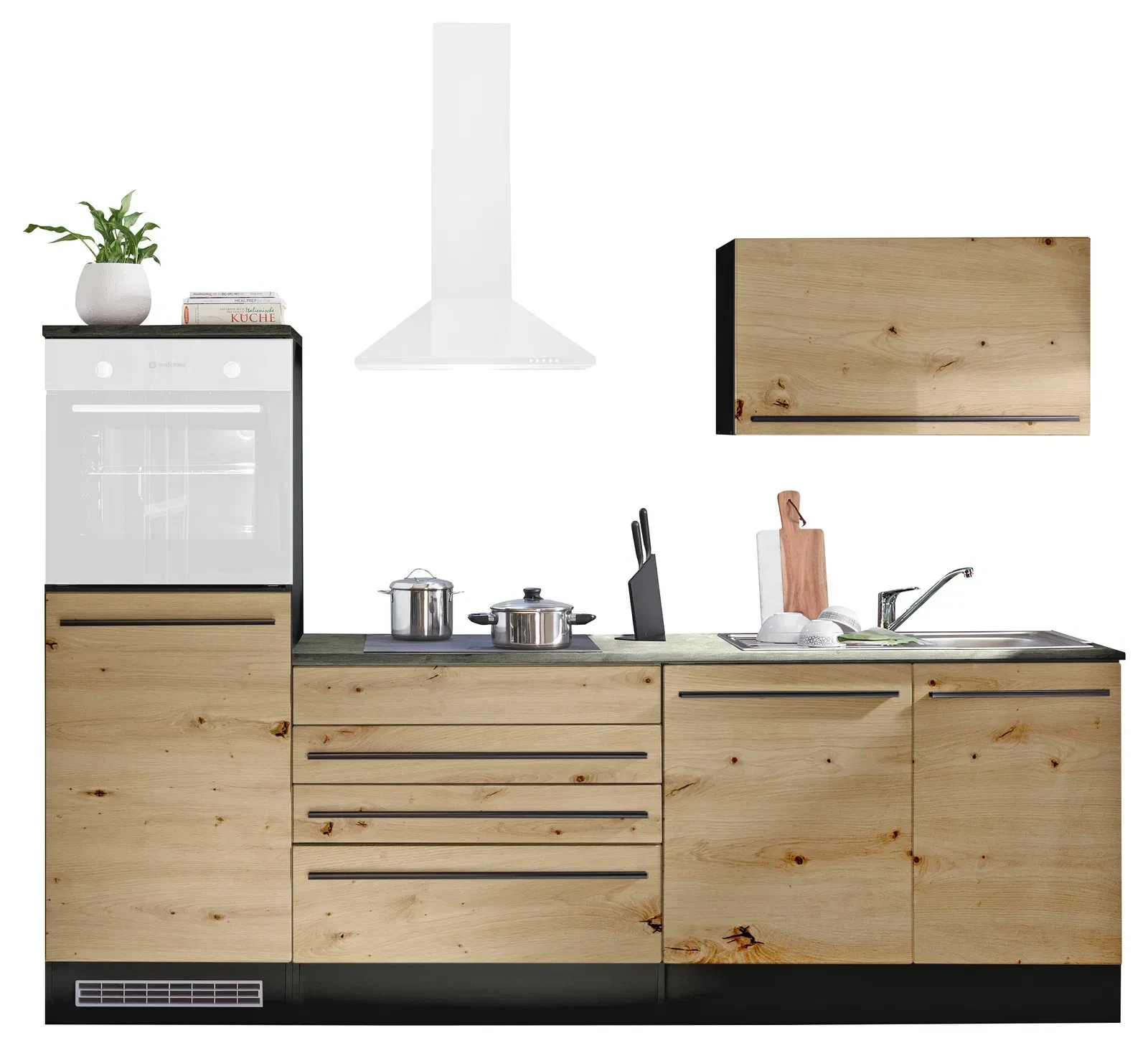Yourkitchen Küchenblock 260 OHNE E-Geräte JAZZ