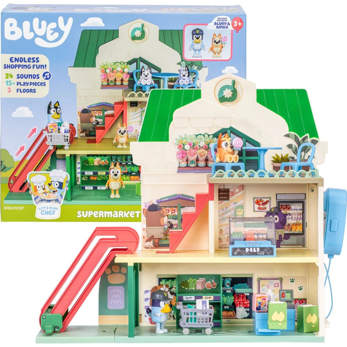 MOOSE Bluey Supermarkt-Figur