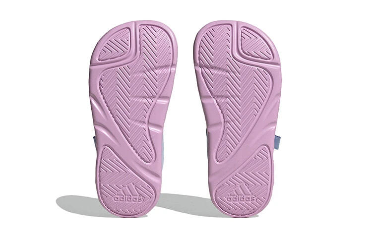 Adidas Duramo Sandals Slides Anti Slip Wear Resistant Children's Sandals Blue Pink Kids'