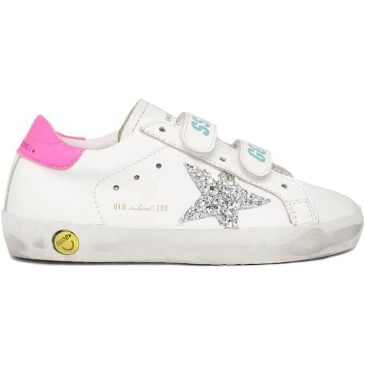Golden Goose Old School Slip Resistant Abrasion Resistant Low top Toddler Shoes White Infant And Toddler