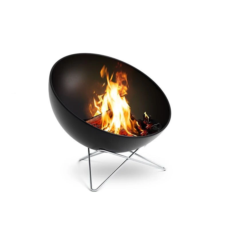 Bowl 70 Feuerschale mit Sternfuß 48 cm hoch 70 cm Durchmesser - mit erweiterbarer Grillfunktion 0025