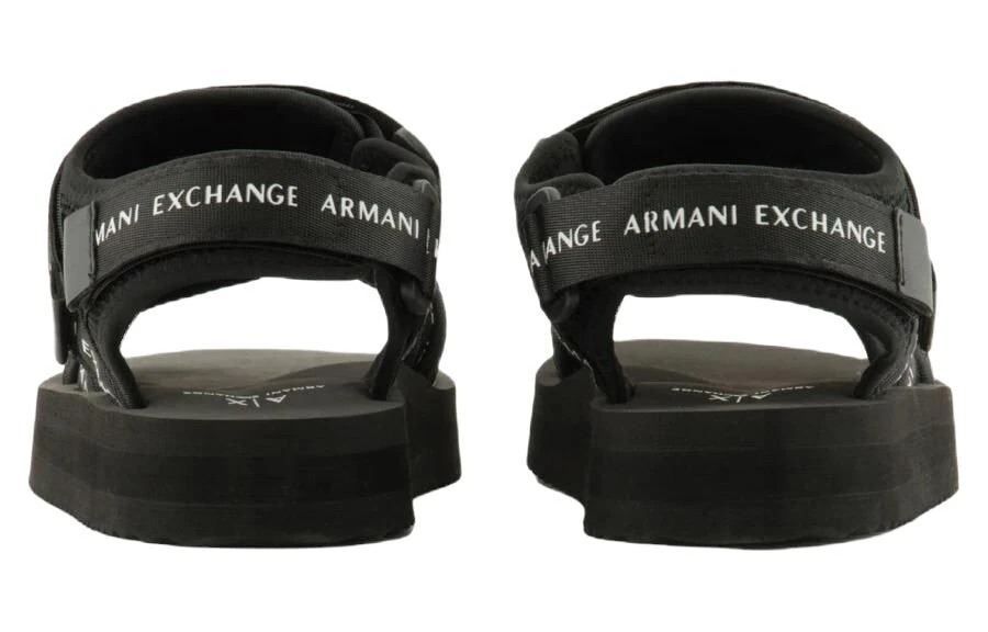 ARMANI EXCHANGE Logo-embossed Open-toe Sandals
