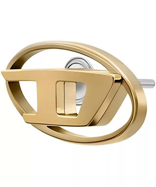 Gold-plated single earring DX1590710