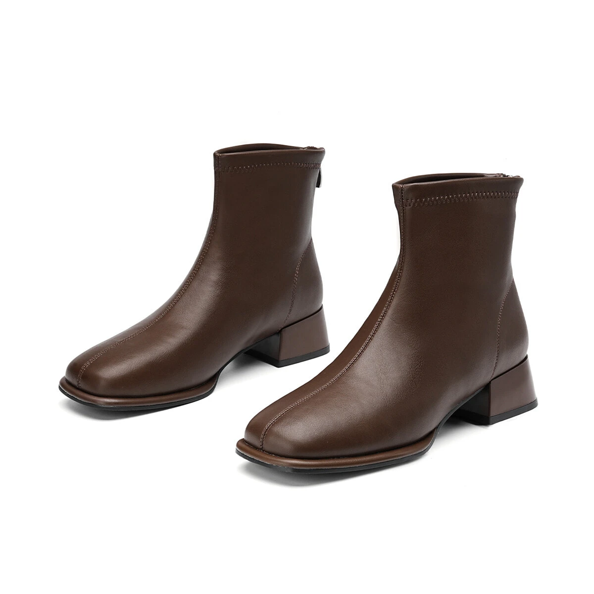 EBLAN Ankle Boots Women's Dark Brown