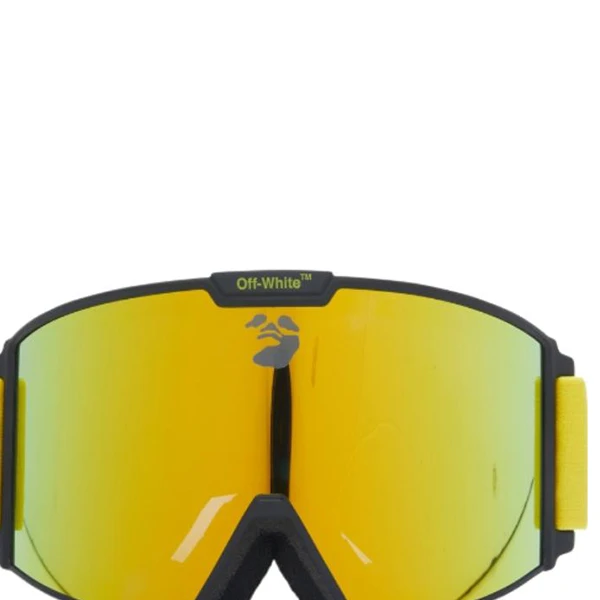 OFF WHITE Sun Protection, Anti Fog, Snow Blindness Prevention, Windproof Men's Ski Goggles