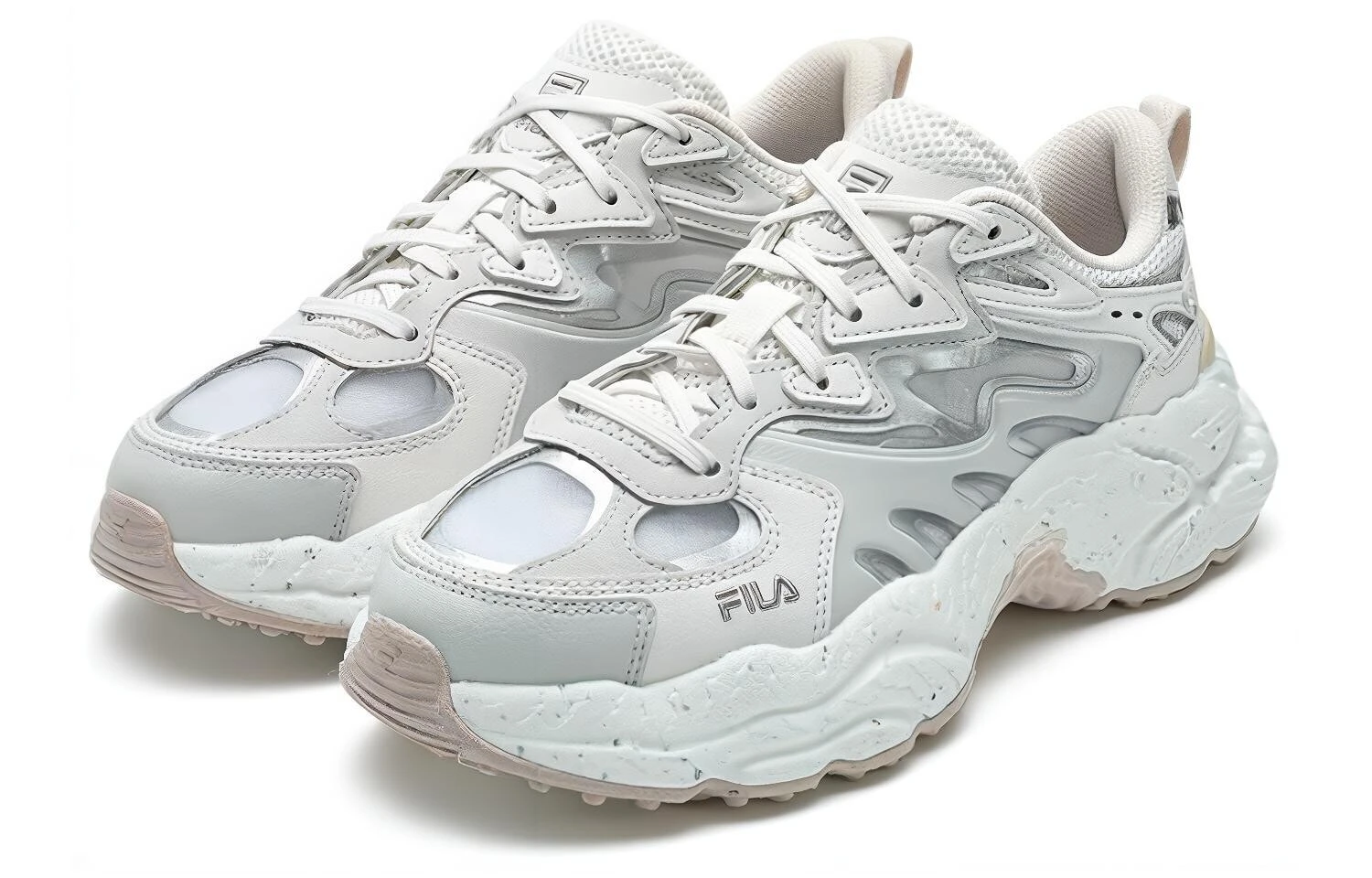 FILA Fern Sneakers Low top Chunky Sneakers Women's Gray White