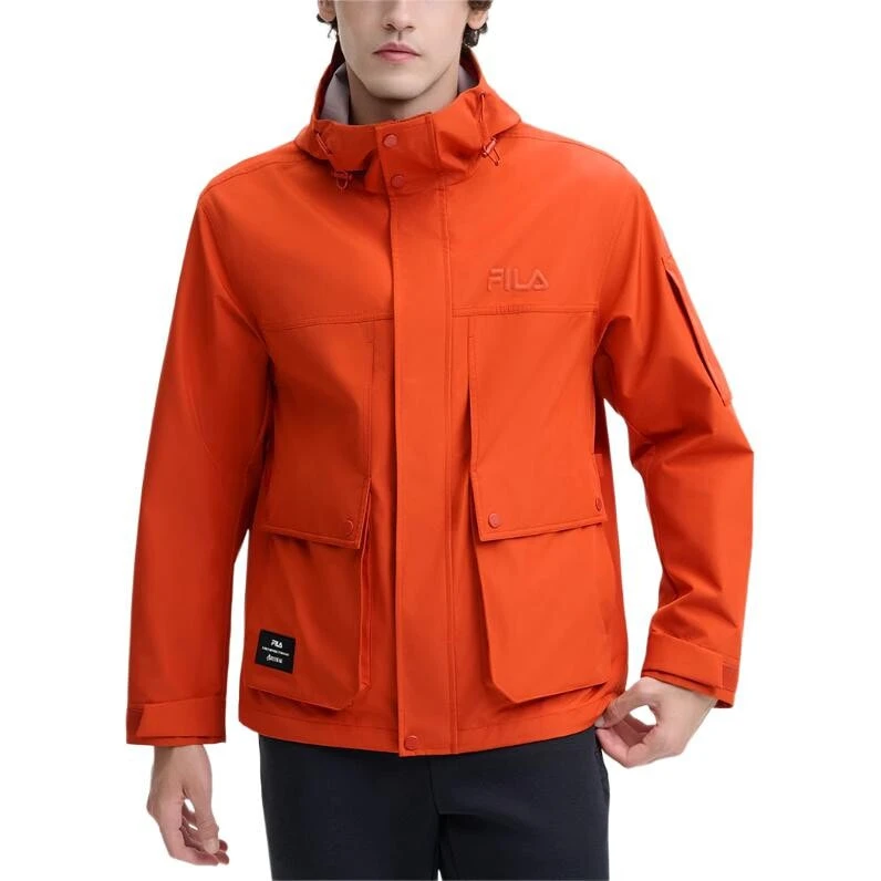 FILA Windbreaker Jacket Men's Light Rusty Red