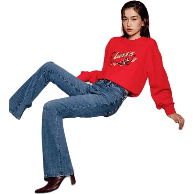 Levis Sweatshirts Men's Red