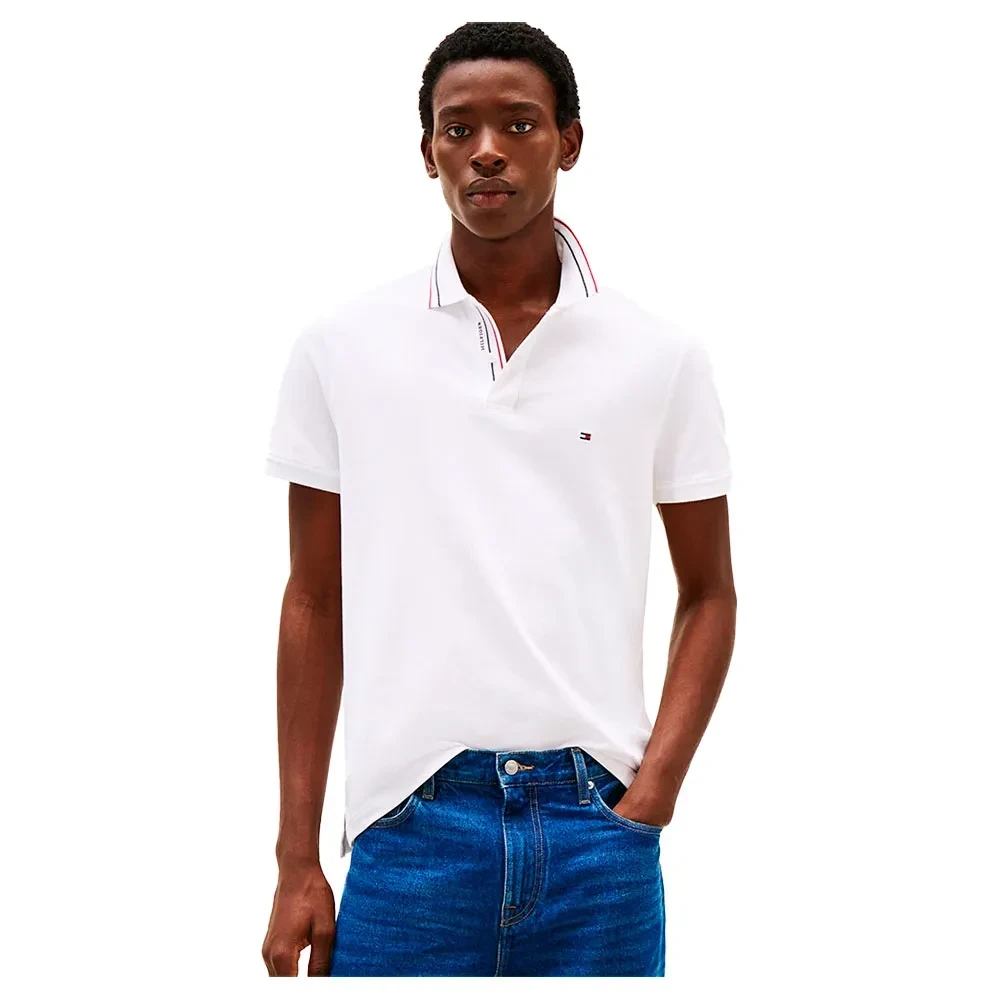TOMMY HILFIGER Placket Interest Regular Fit kurzarm-poloshirt