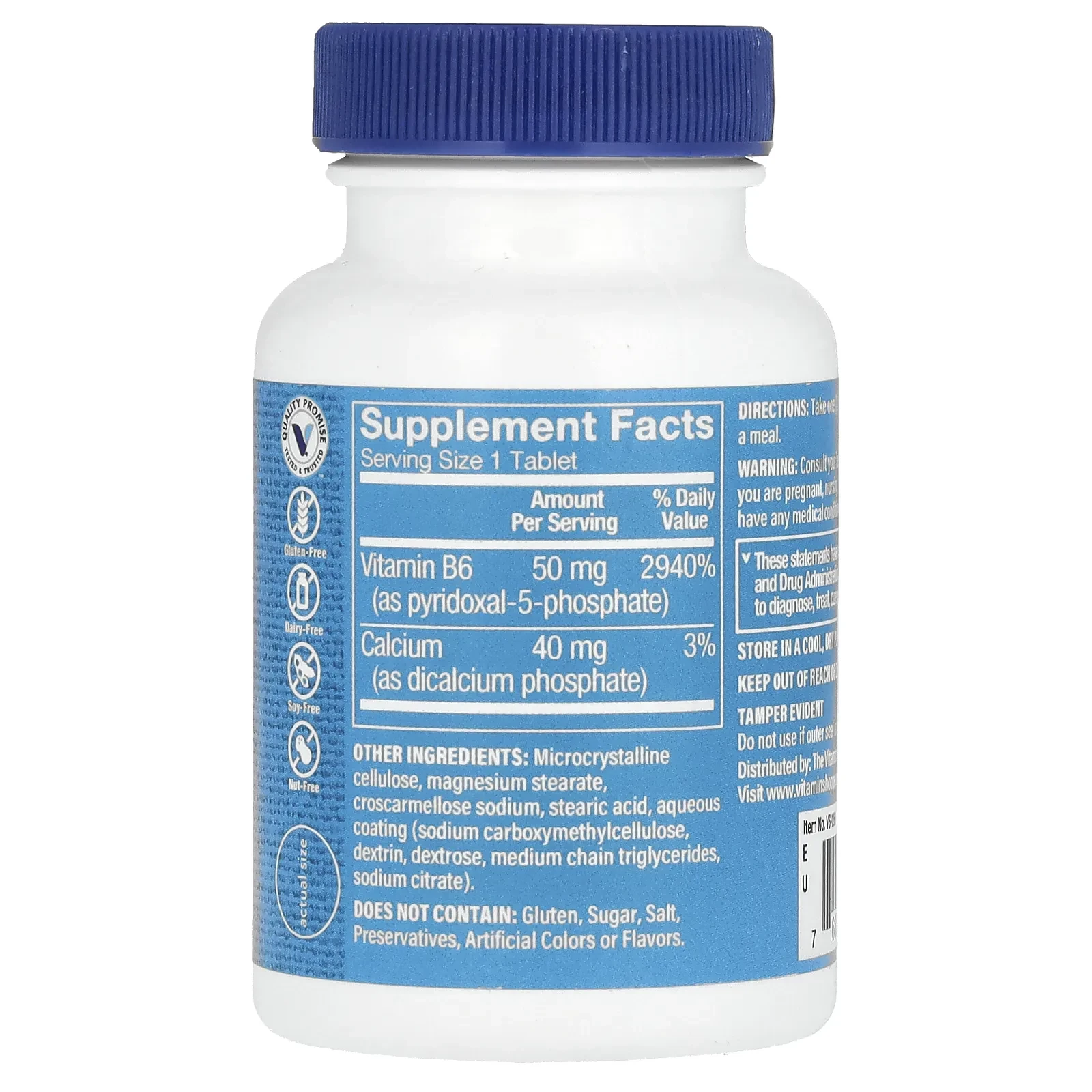 P-5-P, 50 mg, 100 Tablets