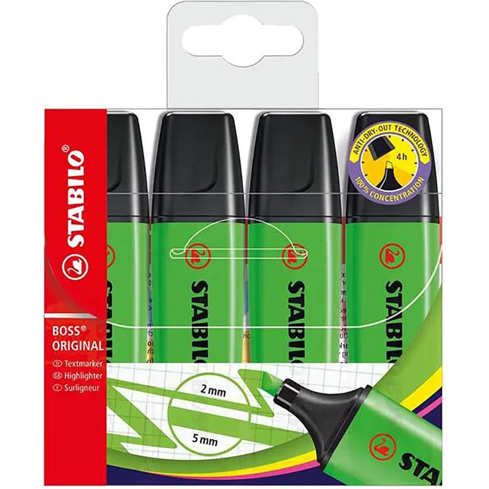 STABILO Boss 70/4-33 Hervorhebung 4 einheiten