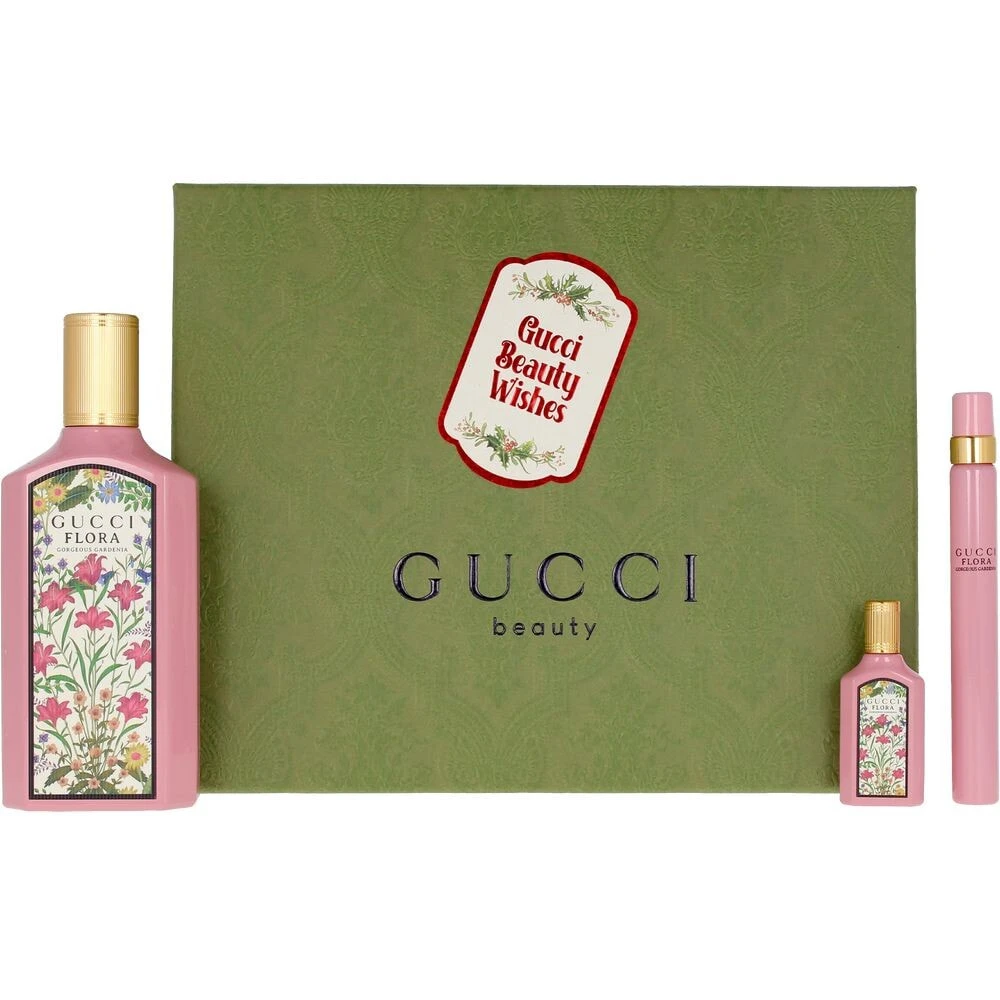 GUCCI FLORA GORGEOUS GARDENIA LOT 3 pz