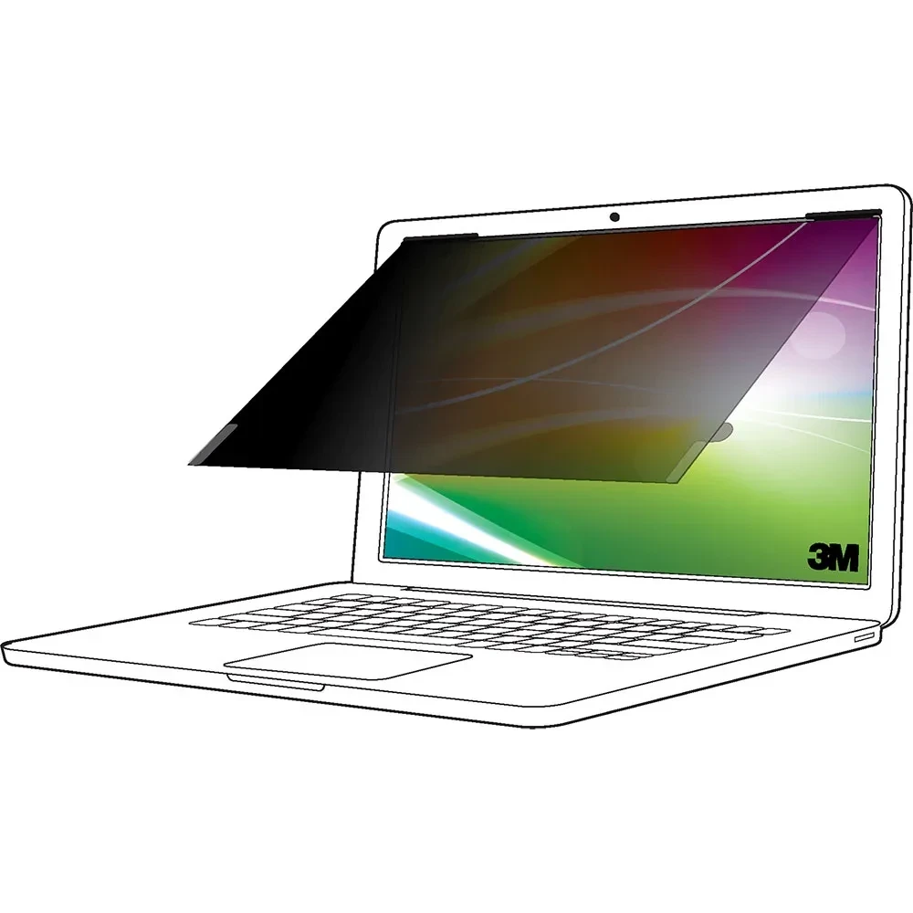 3M BP133W1B - 33.8 cm (13.3") - 16:10 - Notebook - Frameless display privacy filter - Glossy - Anti-glare - Anti-radiation - Anti-reflective