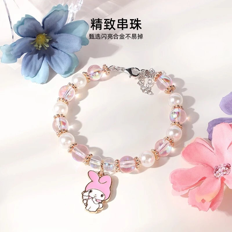 Sanrio Melodi Metal Bracelets Women's Princess On The Run Cartoon
