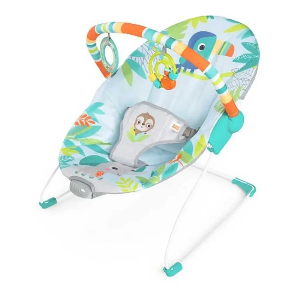 BRIGHT STARTS Vibrierende Babywippe Rainforest Vibes™