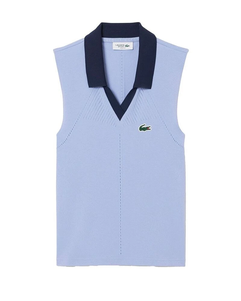 POLO LACOSTE PLAYERS COLLECTION MUJER LILA