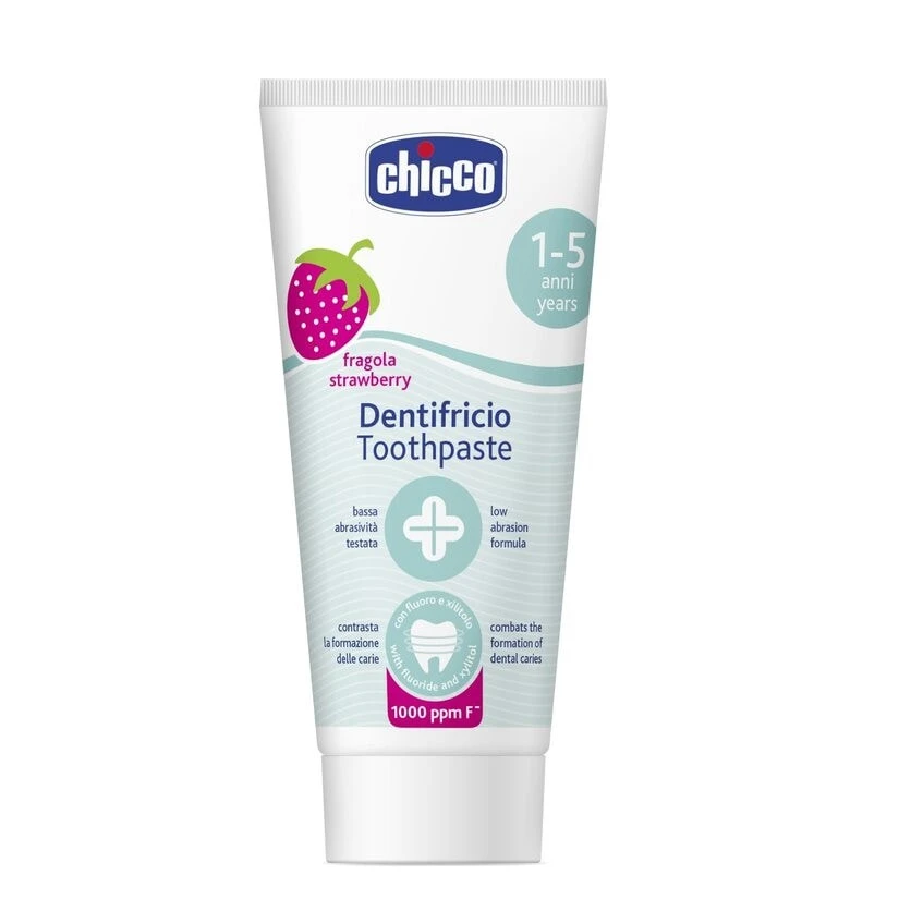 Chicco Smak Truskawkowy 50ml z Fluorem 12m+