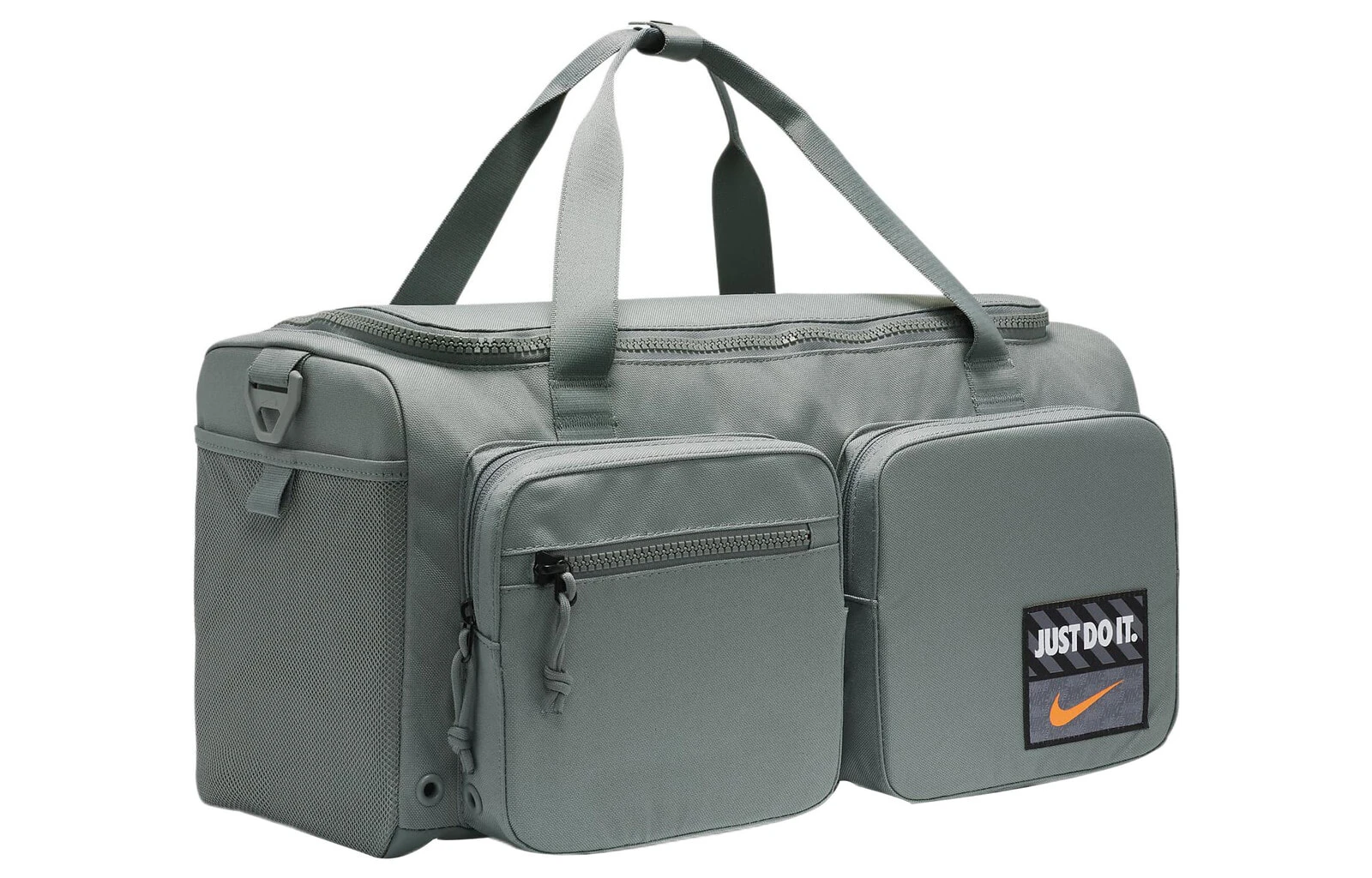 Nike Fabric Gym Bag, Travel Bag, Shoulder Bag, Crossbody Bag, Handbag Regular Unisex Smoke Gray