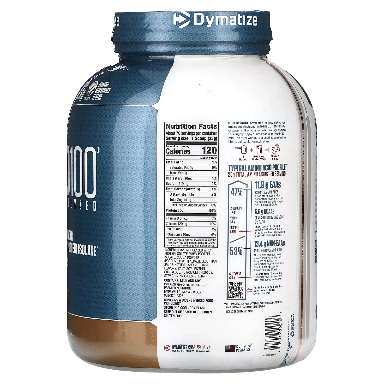 ISO100® Hydrolyzed, 100% Whey Protein Isolate, Cocoa Pebbles, 1.43 lb (650 g)