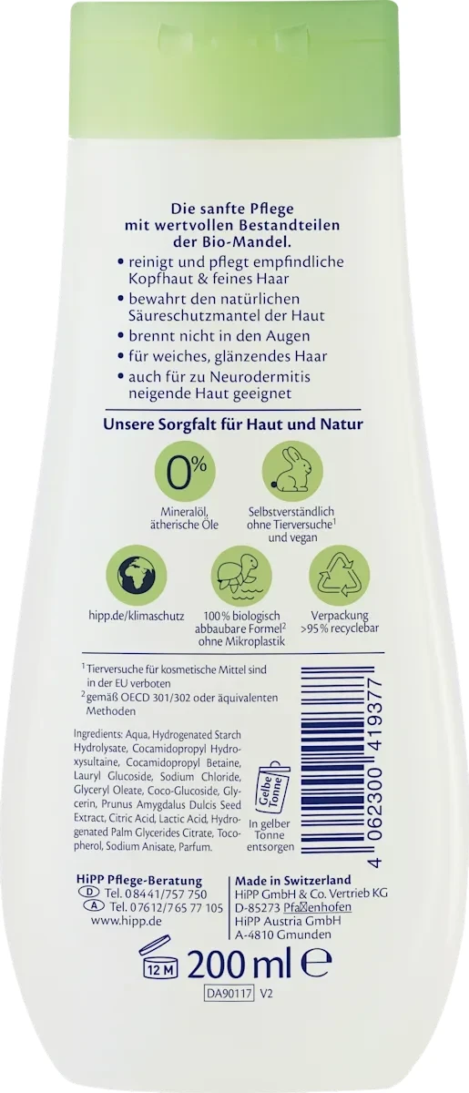 Baby Shampoo sensitiv, 200 ml