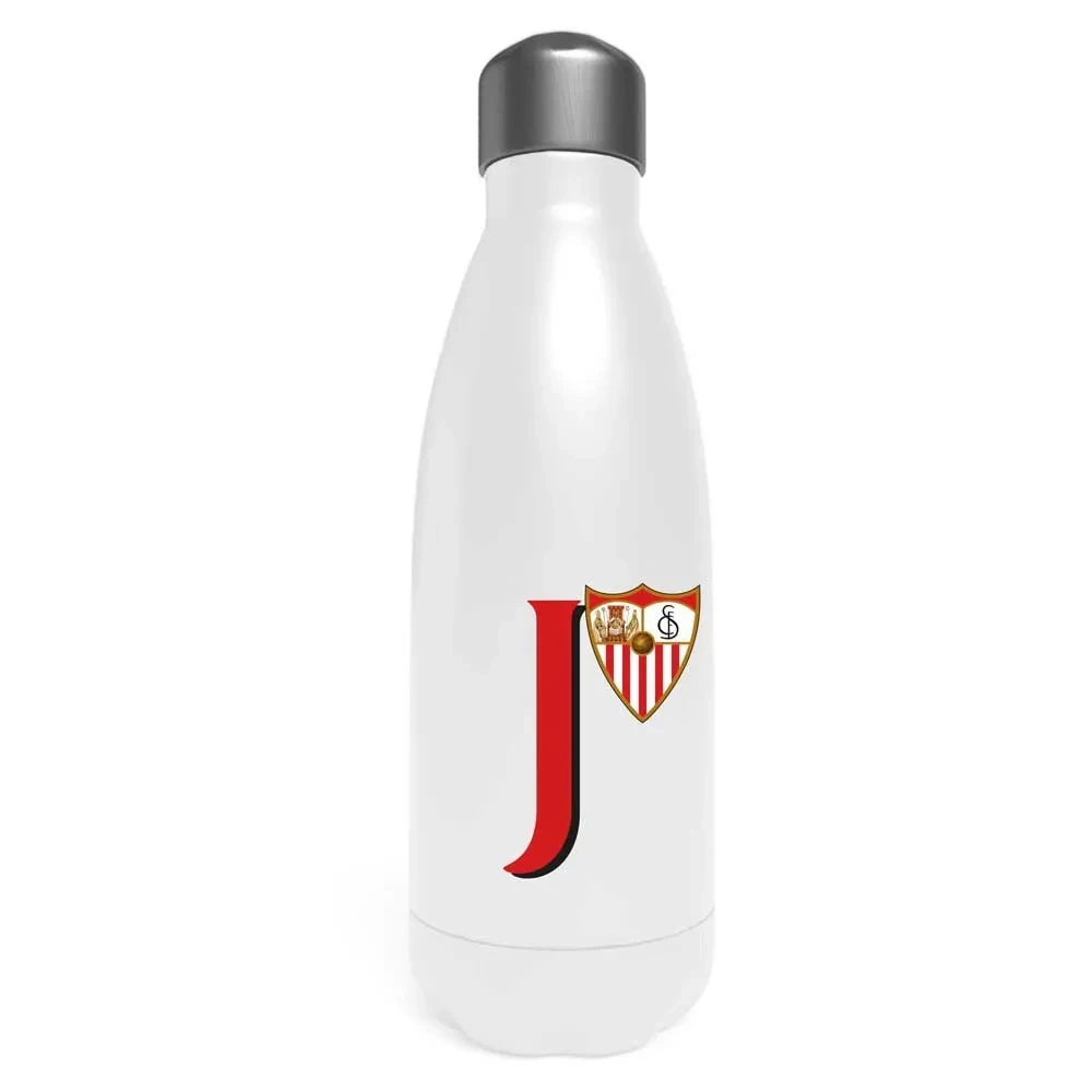 SEVILLA FC Edelstahl Personalisierte Flasche mit dem Buchstaben J 550ml
